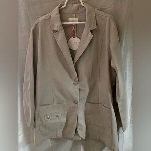 Curve Appeal - Women’s Cotton Twill Blazer (XL) NWT